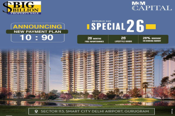 Announcing  new payment plan 10:90 at Smart World One DXP in Dwarka Expressway, Gurgaon