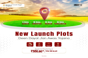360 Realtors Presents Deen Dayal Jan Awas Yojana: Affordable Luxury Plots in Sector 3, Farukh Nagar, Gurgaon