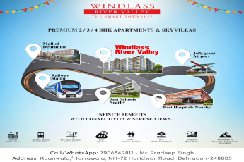 Discover Luxury Living at Windlass River Valley, Dehradun - Premium 2/3/4 BHK Apartments & Skyvillas