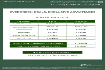 Godrej Evergreen Square, Exclusive Offers, Hinjawadi Phase 3, Pune