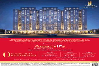Presenting 0% stamp duty and registration at Nahar Amaryllis Towers, Mumbai