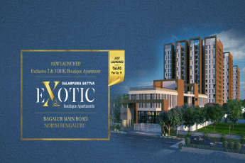 Exclusive 2 & 3 BHK boutique apartment at Salarpuria Sattva Exotic, Bangalore