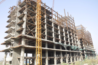 Bhutani Alphathum construction update of Alphathum Tower B and C