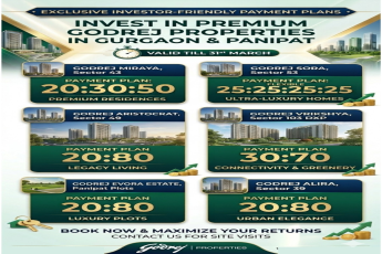Exclusive Payment Plans at Godrej Properties || Invest in Godrej Projects in Gurgaon & Panipat || Limited Offer on Godrej Properties till 31st March