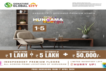 Signature Global City's Exclusive Holi Hungama Offer on Premium Homes in Gurugram