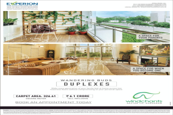 Make every generation of your family feel at home across two luxurious floors at Experion Windchants, Gurgaon