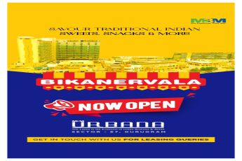 Bikanervala now open at M3M Urbana Business Park in Sector 67, Gurgaon