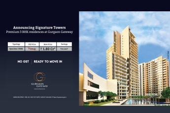 Premium 3 bhk residences at Rs. 1.80 Cr. at Tata Gurgaon Gateway in Gurgaon