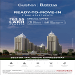 Ready-to-move-in 2 BHK apartments Rs 63.55 Lac onward at Gulshan Botnia, Noida