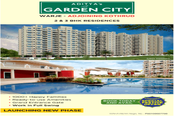 Launching new phase at Aditya Garden City in Warje, Pune