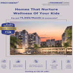 Pay just Rs 5,999 month till possession at Provident Upstudios, Bangalore
