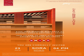 Experience Mindful Luxury at Godrej Sora's Exclusive Wine Soiree, Gurugram, Jan 23rd, 4 PM
