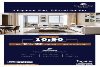 Pay only 10%+ SDR now and nothing till possession at Shapoorji Pallonji Joyville in Hinjawadi, Pune