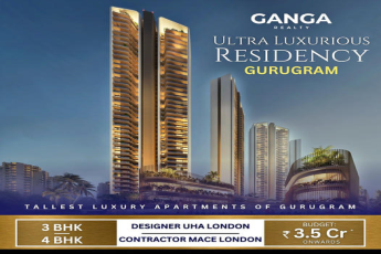 Ganga Realty Presents: The Epitome of Opulence at Gurugram's Tallest Luxury Apartments