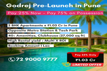 Discover Luxury Living at Godrej Pre-Launch in Pune - 2 BHK @ ₹1.03 Cr