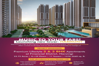 Launching new tower Harmony at Rajapushpa Provincia in Narsingi, Hyderabad