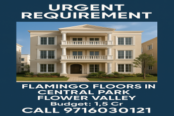 Own Your Dream Home at Flamingo Floors, Central Park Flower Valley, 1.5 Cr