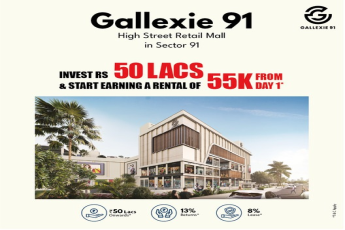 Gallexie 91: A Premier High Street Retail Mall Investment in Sector 91 – A Lucrative Opportunity