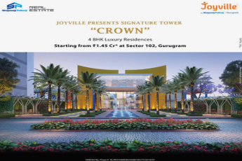 Shapoorji Joyville Presents Signature Tower Crown at Sector 102, Gurgaon.