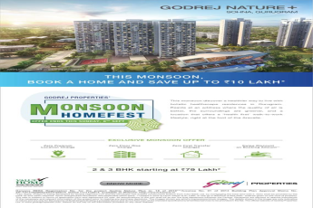 Godrej Nature Plus offers save up to Rs 10 lakh in Sohna, Gurgaon