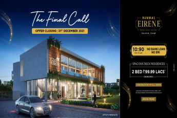 Spacious deck residence 2 BHK Rs 99.99 Lac onwards at Runwal Eirene in Mumbai