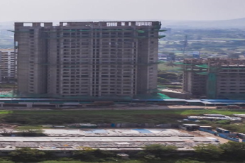 Construction  update at Kalpataru Exquisite in Wakad, Pune