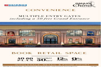 40:60 payment plan at Omaxe Chowk in Chandni Chowk, New Delhi