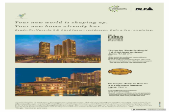 Reside in ready to move DLF homes in Gurgaon
