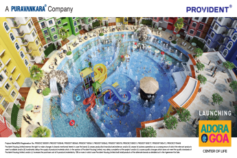 Book 3 BHK vacation homes Rs 89 Lac at Provident Adora De Goa in Dabolim, Goa