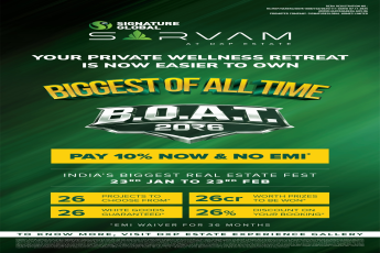 Seize the Opportunity: Own Your Private Wellness Retreat at Sarvam @ DXP Estate!