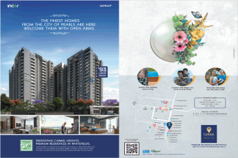 Book 2 BHK home  starting at Rs 93 Lakhs onwards at Incor Carmel Heights, Bangalore