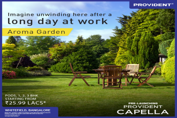 Aroma Garden at Provident Capella in Whitefield, Bangalore