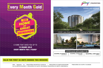 2 BHK lake side residences at Godrej Lake Garden in Bangalore