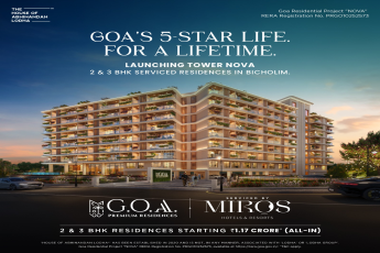 Discover Goa's 5-Star Life, Tower Nova by The House of Abhinandan Lodha, Bicholim, from ₹1.17 Crore