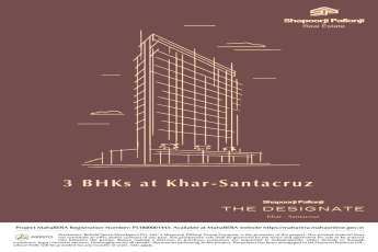 3 BHK at Shapoorji Pallonji the Designate in Khar Santacruz, Mumbai