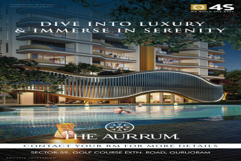 Discover Luxury Living at THE AURRUM by 4S Developers on Golf Course Extension Road Gurugram