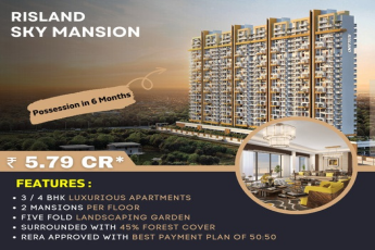 Possession in 6 month at Risland Sky Mansion in Chattarpur, New Delhi