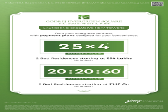 Launch of Godrej Evergreen Square: Own Your Home in Pune's Prime Location, Starting at ₹94 Lakhs