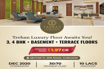 Trehan Luxury Floors: Spacious Living with Basement and Terrace in Sector 71, Gurgaon