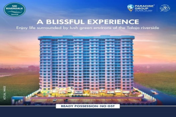 Ready possession no GST at Paradise Sai Riverdale, Navi Mumbai