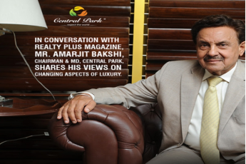 Mr Amarjit Bakshi’s views on changing aspects of luxury in Central Park