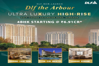Ultra luxurious high rise apartments Rs 6.91 Cr at DLF The Arbour, Gurgaon