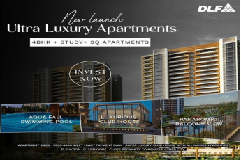 DLF's New Launch: Immerse in the Pinnacle of 4BHK + Study + SQ Ultra Luxury Apartments