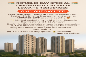 Republic Day Special: Own Your Dream Home at Satya Levante Residences, Sector 104