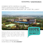 Book a home with easy 10:90 Payment Plan at Godrej Meridien, Gurgaon