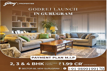 Godrej Properties Introduces a New Vision of Luxury with its Latest 2, 3 & 4 BHK Homes in Sector 89, Gurugram