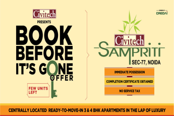 Book before its gone, Only few units left in Civitech Sampriti