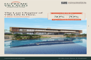 Discover Supreme Villagio in Somatane Pune, Starting at ₹2.79 Cr, Limited Offer