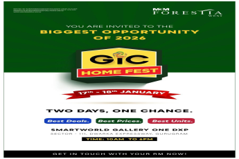 Join the Biggest Opportunity at GIC Home Fest, Jan 17-18, Smartworld Gallery, Gurugram