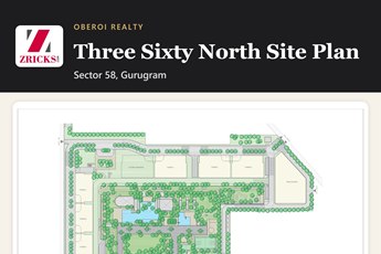 Oberoi Realty Three Sixty North Site Plan: A Landscaped 14.816-Acre Setting